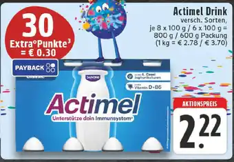 Edeka Actimel Drink Angebot