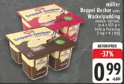 Edeka müller Doppel-Decker oder Wackelpudding Angebot