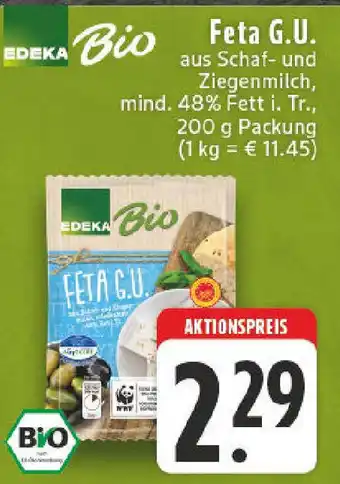 Edeka EDEKA Bio Feta G.U. Angebot