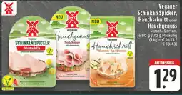 Edeka Veganer Schinken Spicker, Hauchschnitt oder Hauchgenuss Angebot