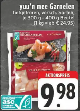 Edeka yuu'n mee Garnelen Angebot