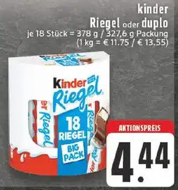 Edeka kinder Riegel oder duplo Angebot