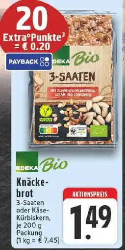 Edeka EDEKA Bio Knäckebrot Angebot