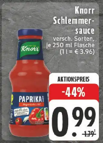 Edeka Knorr Schlemmersauce Angebot