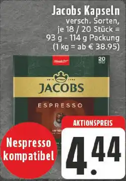 Edeka Jacobs Kapseln Angebot