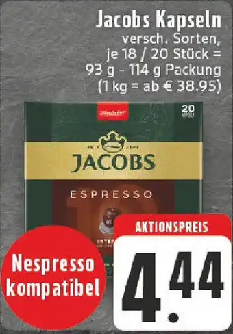 Edeka Jacobs Kapseln Angebot
