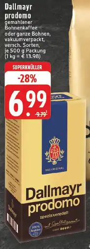 Edeka Dallmayr prodomo Angebot