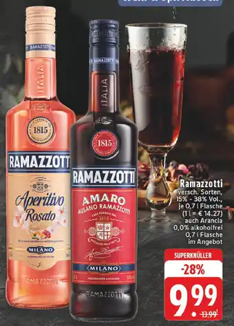 Edeka Ramazzotti Angebot