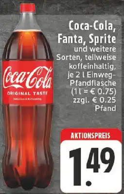 Edeka Coca-Cola, Fanta, Sprite Angebot