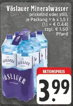 Edeka Vöslauer Mineralwasser Angebot