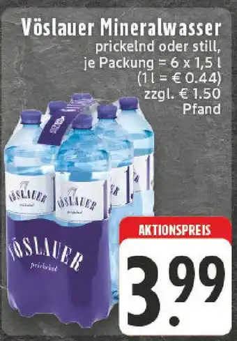 Edeka Vöslauer Mineralwasser Angebot