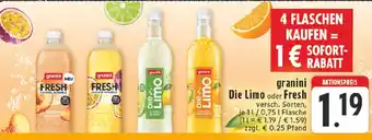 Edeka granini Die Limo oder Fresh Angebot