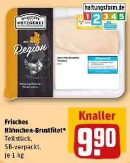 REWE Frisches Hähnchen-Brustfilet Angebot