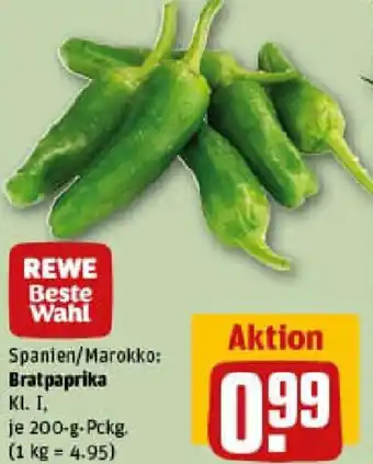 REWE Bratpaprika Angebot