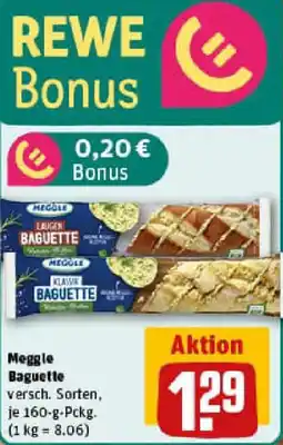 REWE Meggle Baguette Angebot