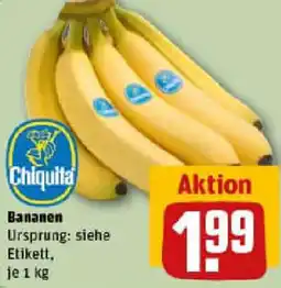 REWE Chiquita Bananen Angebot