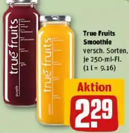 REWE True Fruits Smoothie Angebot