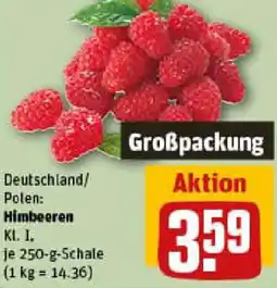 REWE Himbeeren Angebot