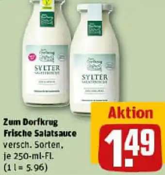 REWE Zum Dorfkrug Frische Salatsauce Angebot