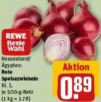 REWE Rote Speisezwiebeln Angebot