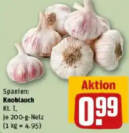 REWE Knoblauch Angebot