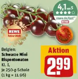 REWE Schwarze Mini Rispentomaten Angebot