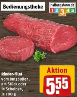 REWE Rinder-Filet Angebot