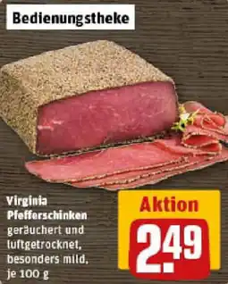 REWE Virginia Pfefferschinken Angebot