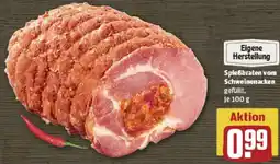 REWE Spießbraten vom Schweinenacken Angebot
