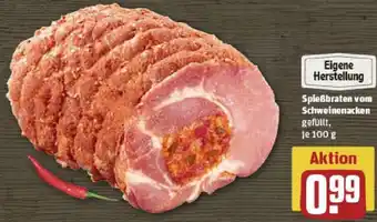 REWE Spießbraten vom Schweinenacken Angebot