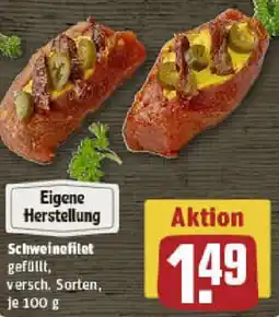 REWE Schweinefilet Angebot