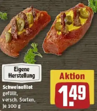 REWE Schweinefilet Angebot