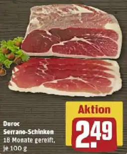 REWE Duroc Serrano-Schinken Angebot