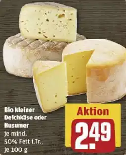 REWE Bio kleiner Deichkäse oder Husumer Angebot