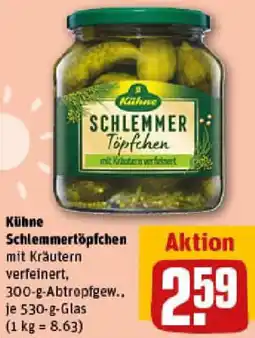 REWE Kühne Schlemmertöpfchen Angebot