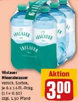 REWE Vöslauer Mineralwasser Angebot
