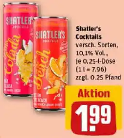REWE Shatler's Cocktails Angebot