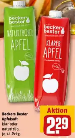 REWE Beckers Bester Apfelsaft Angebot