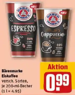 REWE Bärenmarke Eiskaffee Angebot