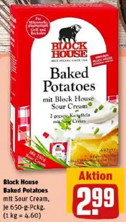 REWE Block House Baked Potatoes Angebot