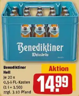 REWE Benediktiner Hell Angebot