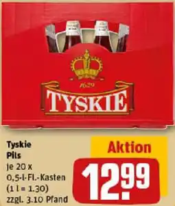 REWE Tyskie Pils Angebot