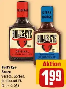 REWE Bull's Eye Sauce Angebot