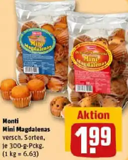 REWE Monti Mini Magdalenas Angebot