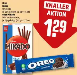 REWE Oreo Kekse oder Mikado Angebot