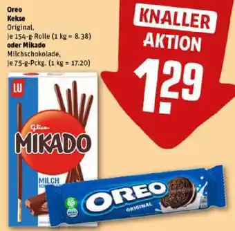 REWE Oreo Kekse oder Mikado Angebot