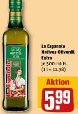 REWE La Espanola Natives Olivenöl Extra Angebot