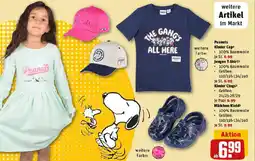 REWE Peanuts Kinder Cap oder Jungen T-Shirt Angebot