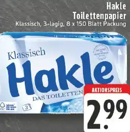 Edeka Hakle Toilettenpapier Angebot