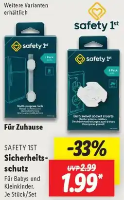 Lidl SAFETY 1ST Sicherheitsschutz Angebot